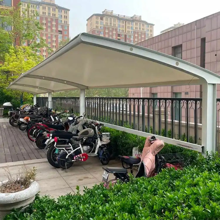 东方市膜结构电动车棚